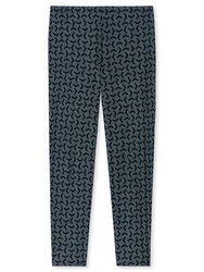 Schiesser Pyjama Casual Essentials Grün/Türkis/Hellgrün/Blau
