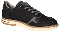 Mustang Shoes Schnürschuh mit Reißverschluss Schwarz/Creme