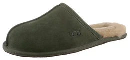 SCUFF Pantoffel, Mule, Flats, Hausschuh mit Lammfell-Innensohle