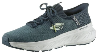 Skechers Edgeride Raygo Slip-On Sneaker navy/limette