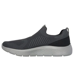 Skechers GO WALK FLEX PEERLESS Fitnessschuh Ultra Go Technologie Dunkelgrau/Dunkelblau/Grau/Hellgrau
