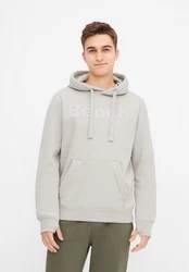 Bench. Kapuzensweatshirt Hoodie PROBERT Hellgrau/Grau/Beige/Hellgrün/Braun