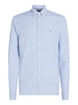Tommy Hilfiger Businesshemd CLASSIC POPLIN STRIPE SF SHIRT blau/optic wei