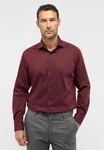 Eterna Langarmhemd MODERN FIT NON IRON Dunkelrot/Bordeaux/Braun/Rot