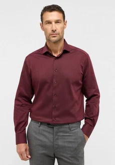 Eterna Langarmhemd MODERN FIT NON IRON Dunkelrot/Bordeaux/Braun/Rot Eterna Langarmhemd MODERN FIT NON IRON Dunkelrot/Bordeaux/Braun/Rot