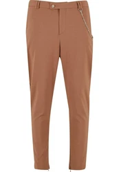 2Y Studios Stoffhose Cropped Pants (1-tlg) Khaki/Beige/Braun/Rot