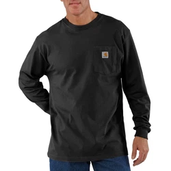 Carhartt Langarmshirt Workwear Pocket blau