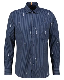 Langarmhemd Herren Freizeithemd REMITON (1-tlg)