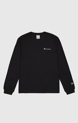 Champion Langarmshirt Crewneck Long Sleeve T-Shirt Schwarz
