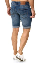 Indicode Shorts Kaden Jeans Hellblau/Blau/Dunkelblau