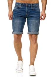 Shorts Kaden Jeans im Used Look