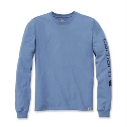 Carhartt Langarmshirt Long Sleeve Relaxed Fit Logo Graphic Hellblau/Blau/Türkis/Grün/Grau/Hellgrau/Dunkelblau/Dunkelrot/Bordeaux/Dunkelgrün/Khaki/Dunkelgrau/Silber/Schwarz