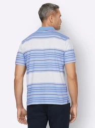 Sieh an! T-Shirt Poloshirt Hellblau/Blau/Mischfarben