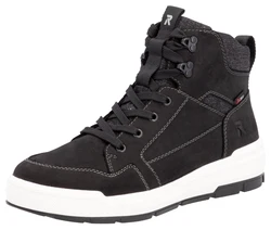 Rieker EVOLUTION Schnürboots High-Top Sneaker Schwarz/Rot/Dunkelrot