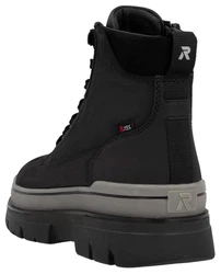 Rieker EVOLUTION Winterstiefelette Plateaustiefel Schnürstiefel schwarz
