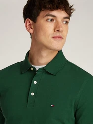 Tommy Hilfiger Langarm-Poloshirt 1985 SLIM LS POLO grün