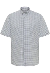 Eterna Kurzarmhemd MODERN FIT EASY IRON Blau/Dunkelblau/Hellblau/Grau/Weiß