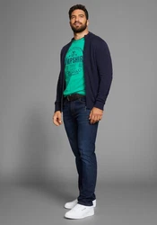 H.I.S Jacquardstrickjacke mit Reißverschluss 