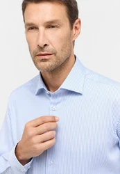Eterna Langarmhemd MODERN FIT Hellblau