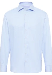Eterna Langarmhemd MODERN FIT Hellblau