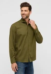 Eterna Langarmhemd COMFORT FIT EASY IRON Dunkelgrün