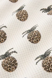 Next T-Shirt mit Hokusai-Motiv Beige/Braun