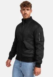 Indicode Winterjacke INFrosco Schwarz/Dunkelblau/Hellblau