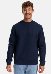 Indicode Strickpullover INJago Dunkelblau/Blau