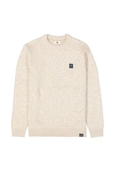 Garcia Pullover Khaki/Beige/Weiß/Silber