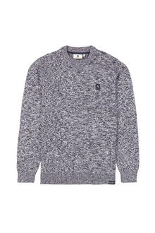 Garcia Pullover Grau/Rot/Hellblau