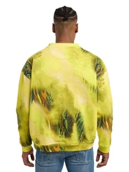 CARLO COLUCCI Sweatshirt Diop Neonfarben/Gelb/Grün
