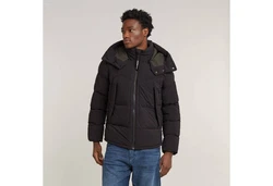G-STAR Jacke WHISTLER PADDED HOODED JACKET Schwarz/Grau/Braun