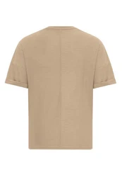 RedBridge T-Shirt Herren Basic Ziernaht Rot