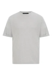 RedBridge T-Shirt Herren Basic Ziernaht Rot