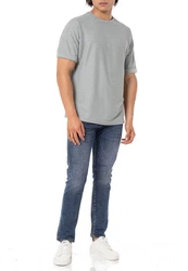 RedBridge T-Shirt Herren Basic Ziernaht 