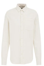 WE Fashion Businesshemd Weiß/Khaki/Beige/Creme