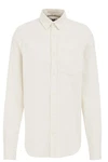 WE Fashion Businesshemd Weiß/Khaki/Beige/Creme