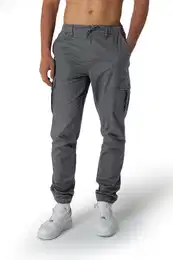 Cargohose Herren, Hose Lang Chino mit Kordelzug