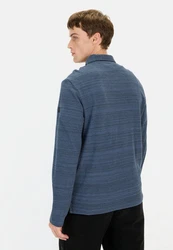 camel active Poloshirt mit Cooling Effekt Blau/Dunkelblau/Hellblau