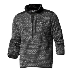 Columbia Fleecepullover Sweater Weather II Half Zip Grau/Dunkelgrau/Schwarz