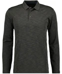 RAGMAN Langarm Poloshirt Softknit Dunkelgrau/Dunkelgrün/Grau/Schwarz