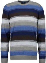 RAGMAN V-Ausschnitt Pullover Grau/Dunkelblau/Blau/Mischfarben/Hellblau