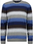 RAGMAN V-Ausschnitt Pullover Grau/Dunkelblau/Blau/Mischfarben/Hellblau