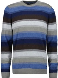 RAGMAN V-Ausschnitt Pullover Grau/Dunkelblau/Blau/Mischfarben/Hellblau