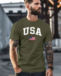 Neverless Print-Shirt Herren T-Shirt USA Schriftzug College Retro US Flagge Amerika Fashion 