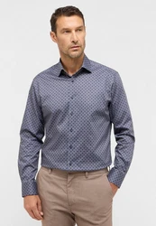 Eterna Langarmhemd MODERN FIT NON IRON Blau/Grau/Dunkelblau/Lila/Hellblau
