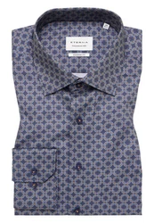 Eterna Langarmhemd MODERN FIT NON IRON Blau/Grau/Dunkelblau/Lila/Hellblau