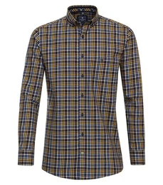 Langarmhemd kariert Comfort Fit