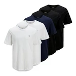 Jack & Jones T-Shirt JORJXJ nachtblau/schwarz/wei