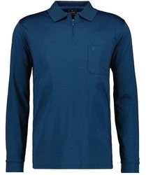 RAGMAN Polo Langarmshirt 
